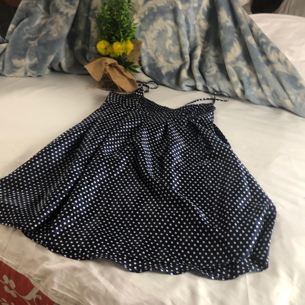 NWOT Blue Polkadots Dress